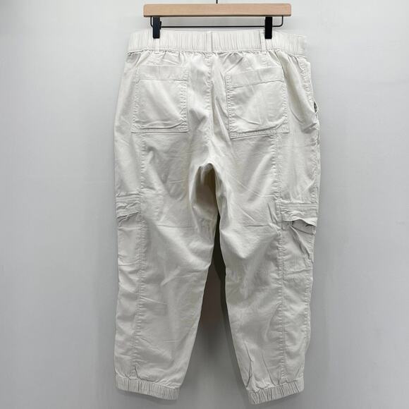 Sonoma Goods for Life Tapered‎ Utility Capri Pants Womens 16 Sahara Wind Joggers - Picture 4 of 7